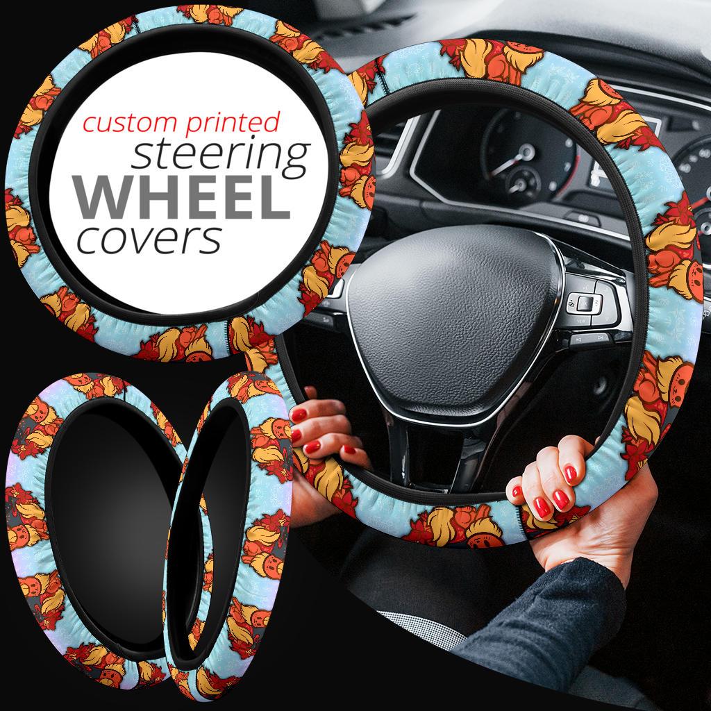 Flareon Pokemon Car Steering Wheel Cover Nearkii