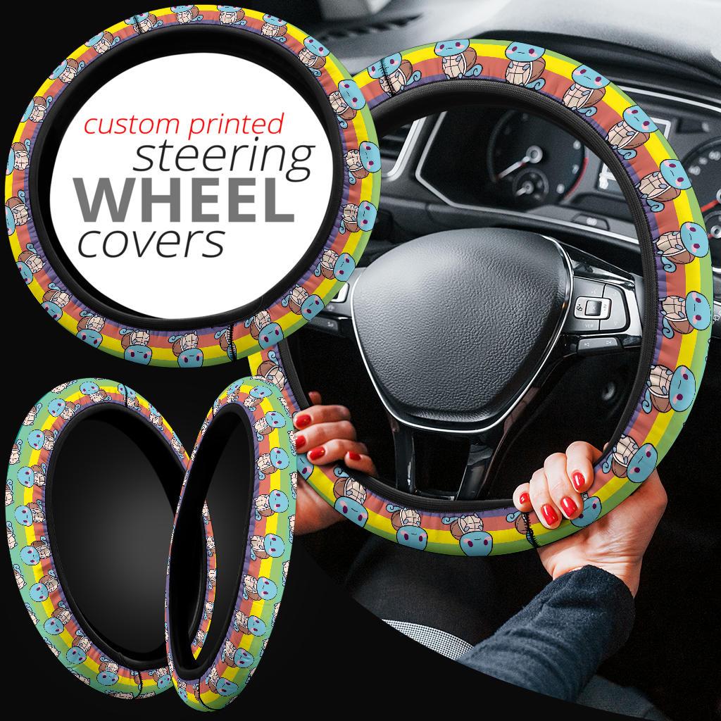 Squirtle Pokemon Anime Custom Car Steering Wheel Cover Nearkii