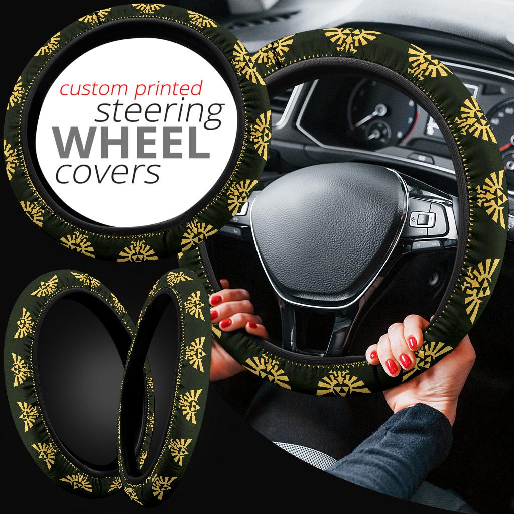 Legend Of Zelda Christmas Premium Custom Car Steering Wheel Cover Nearkii