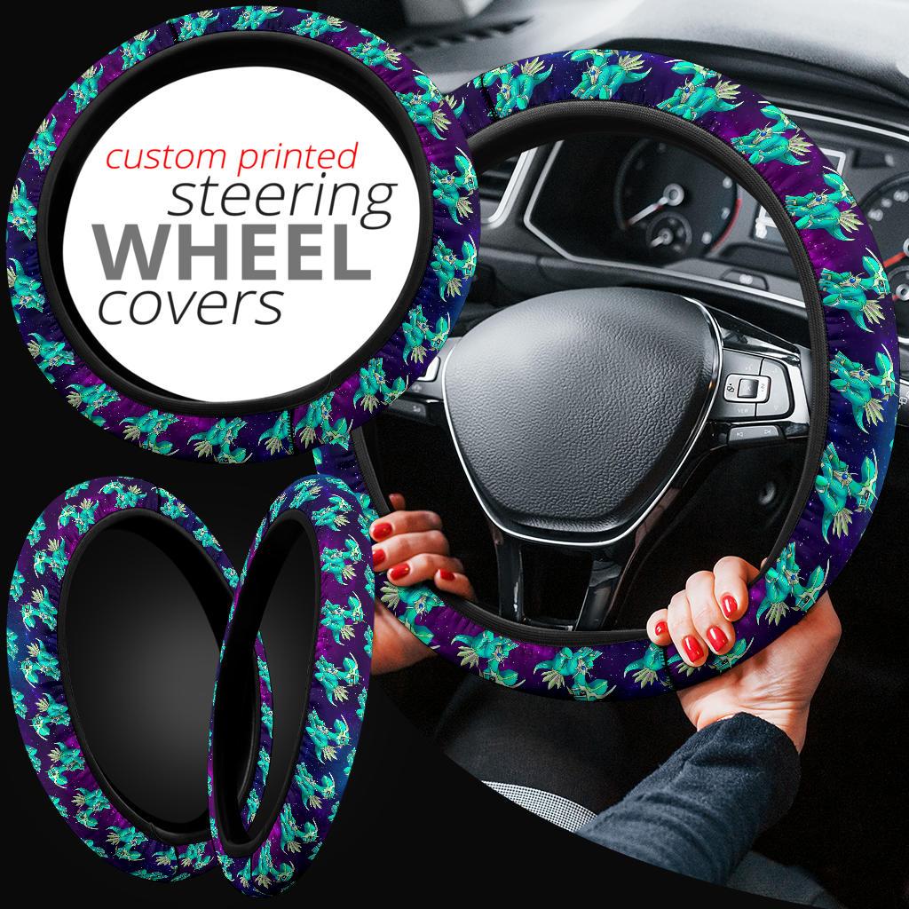 Dialga Pokemon Anime Custom Car Steering Wheel Cover Nearkii