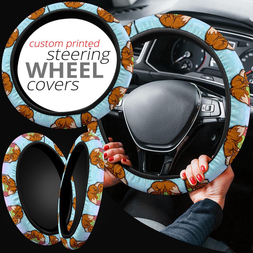 Eevee Pokemon Car Steering Wheel Cover Nearkii