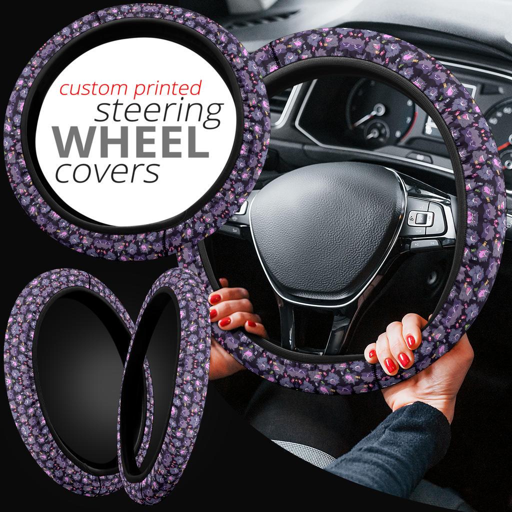 Gengar Pokemon Car Steering Wheel Cover 2 Nearkii