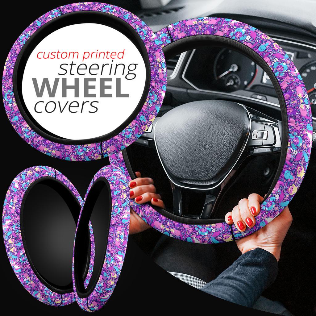 Pattern Pokemon Purple Custom Car Steering Wheel Cover Nearkii