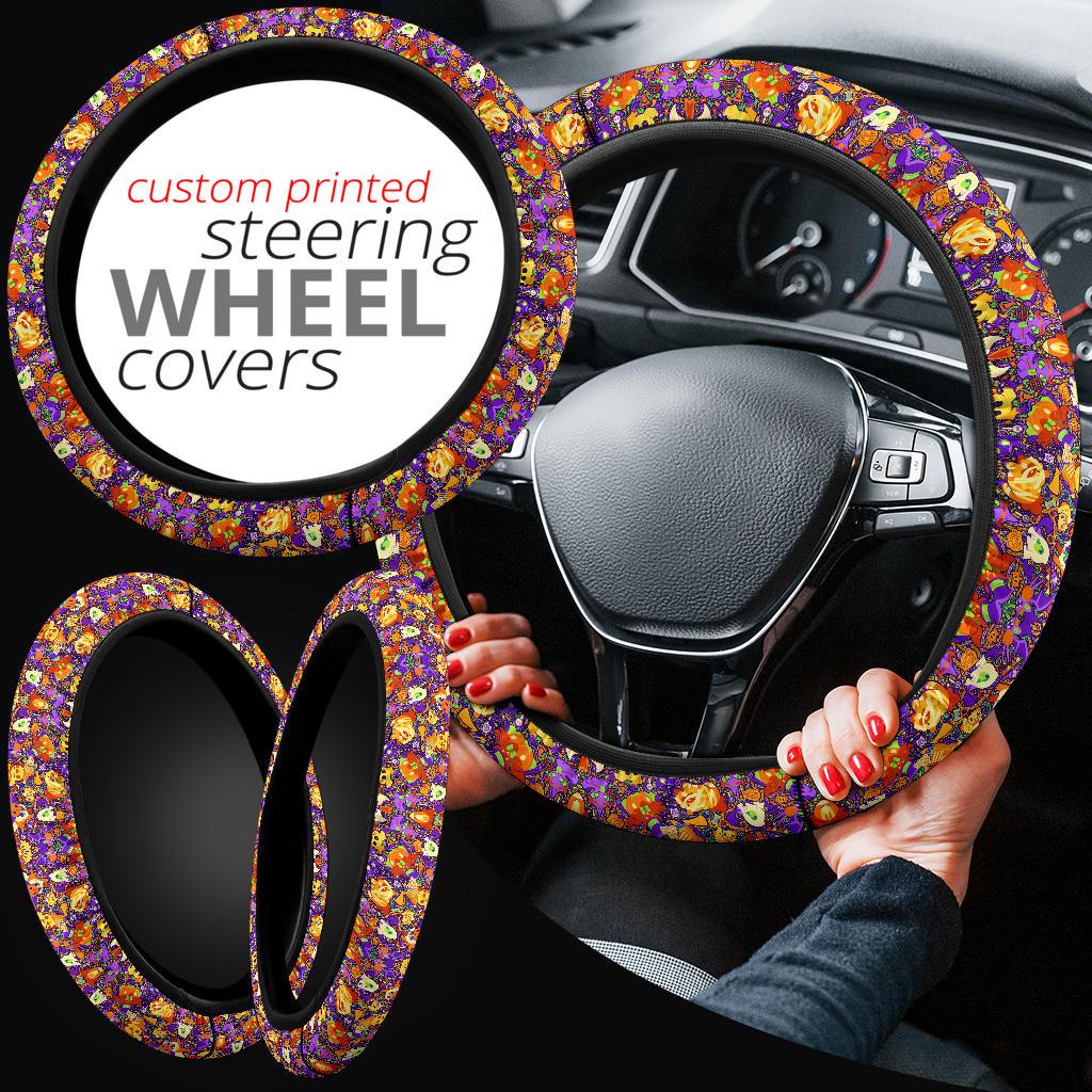 Pattern Pokemon Halloween Car Steering Wheel Cover Nearkii