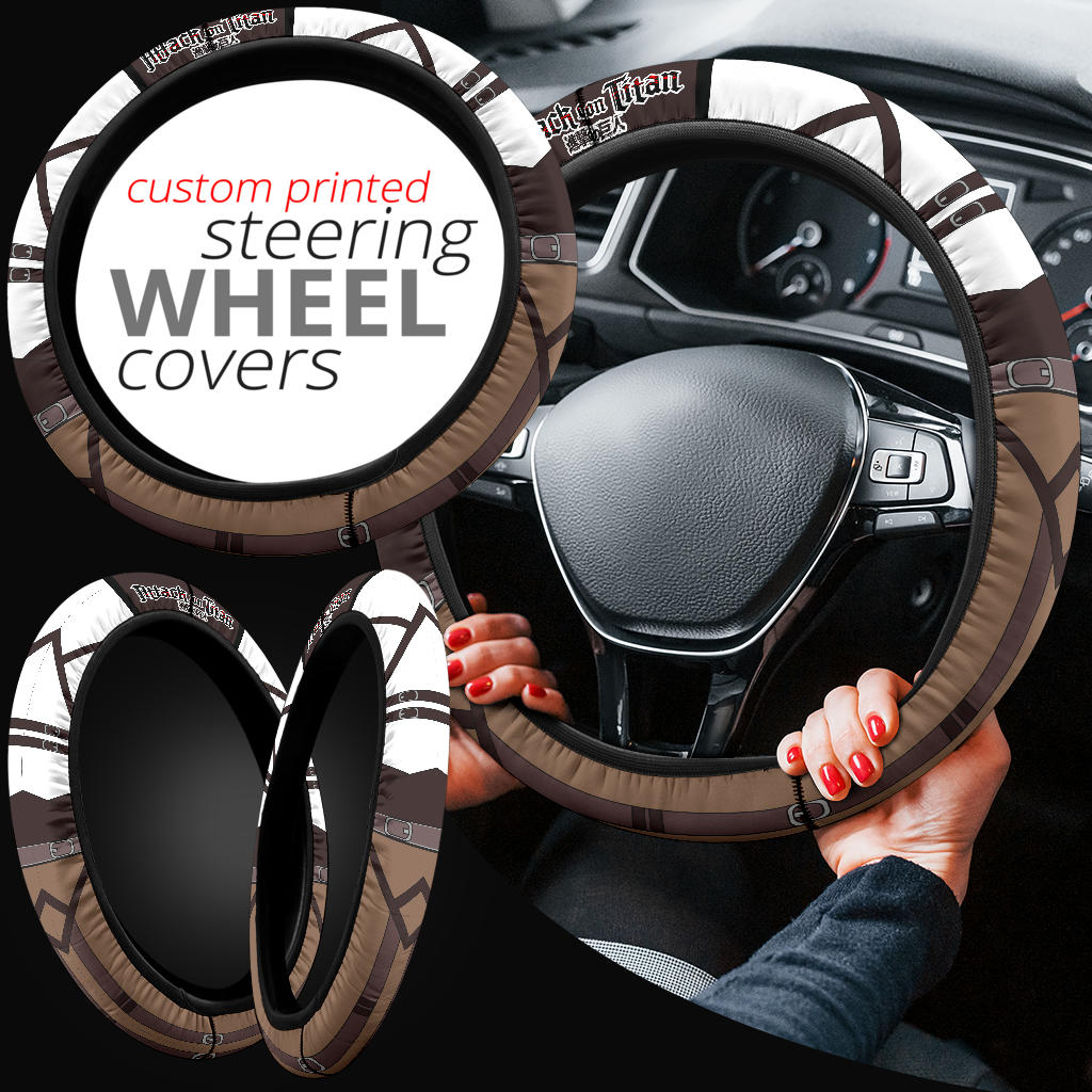 Attack On Titan Anime Car Steering Wheel Cover Nearkii