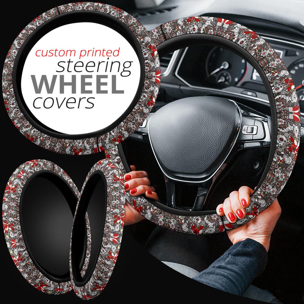 Pattern Pokemon Rock Car Steering Wheel Cover Nearkii