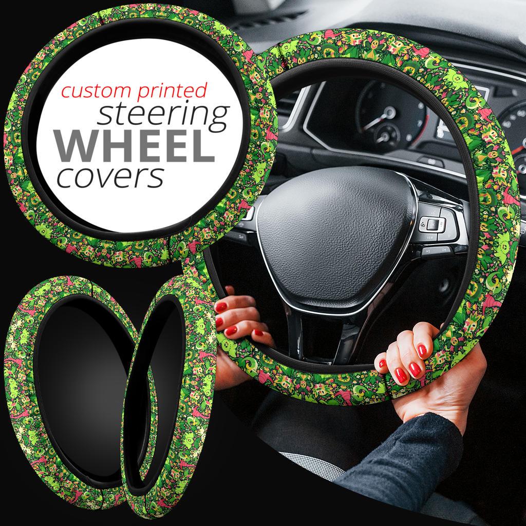 Grass Pokemon Car Steering Wheel Cover Nearkii