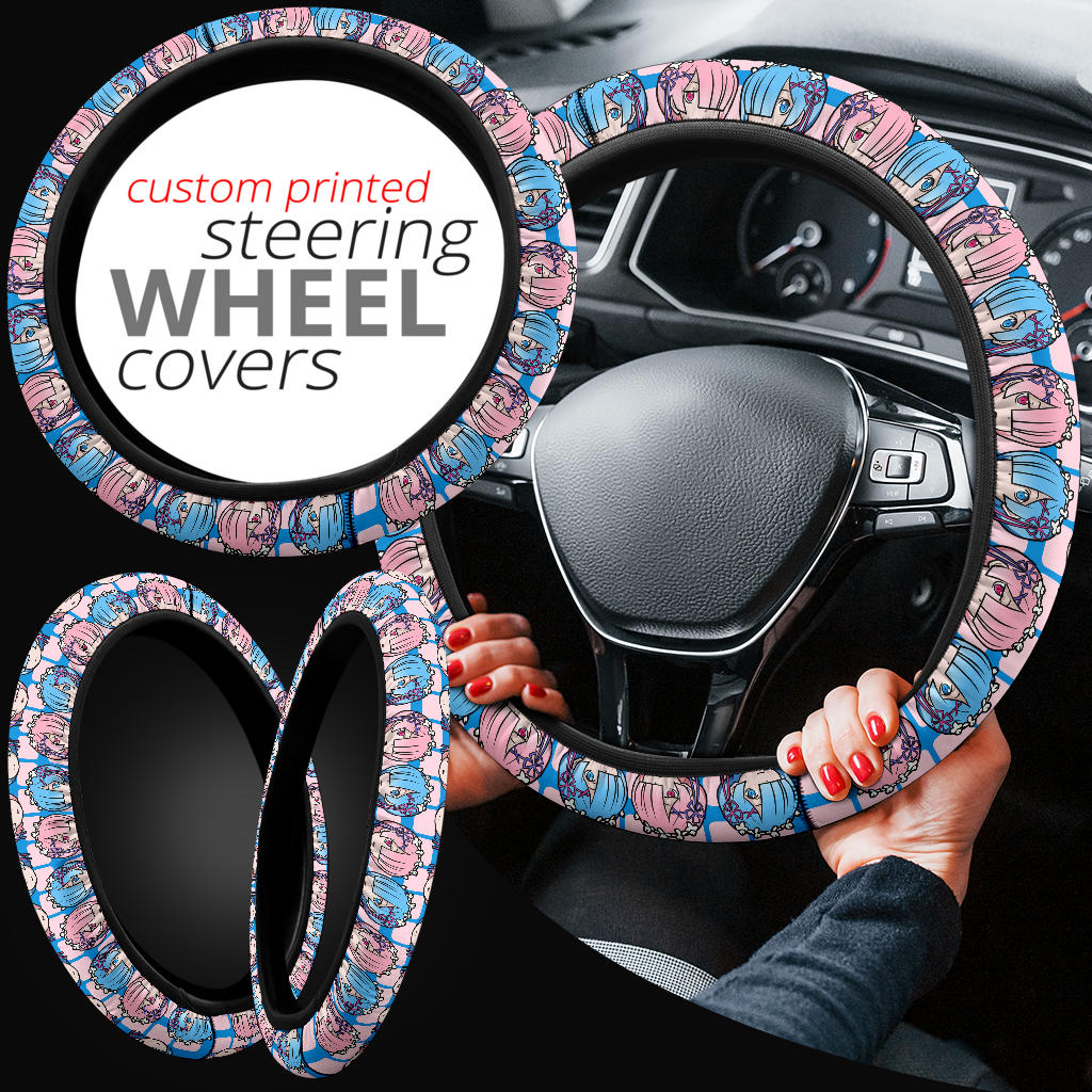 Rezero Rem Ram Premium Custom Car Steering Wheel Cover Nearkii