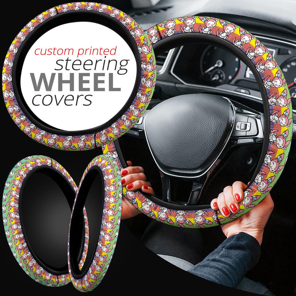 Sylveon Pokemon Anime Custom Car Steering Wheel Cover Nearkii