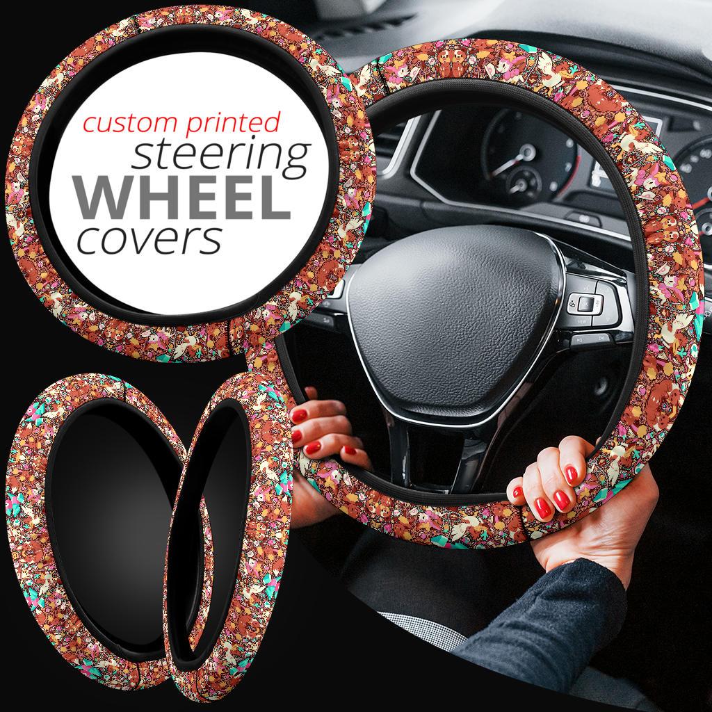 Pattern Pokemon Style Car Steering Wheel Cover Nearkii