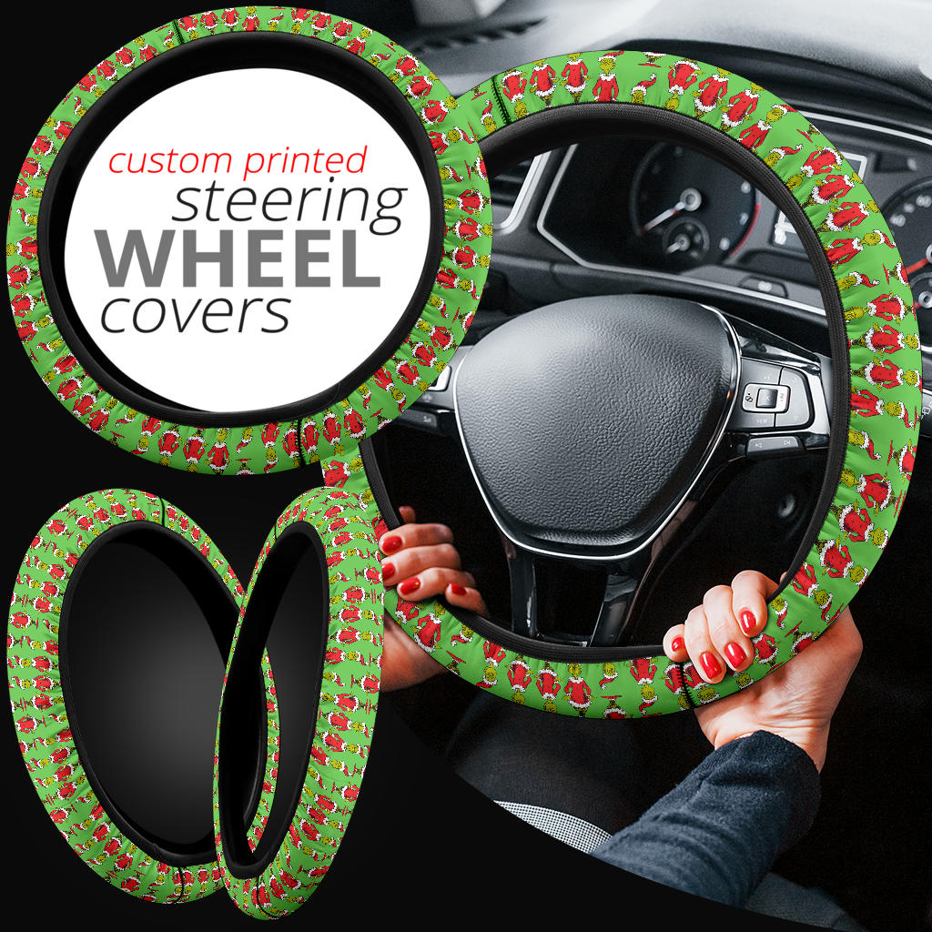 The Grinch Car Steering Wheel Cover