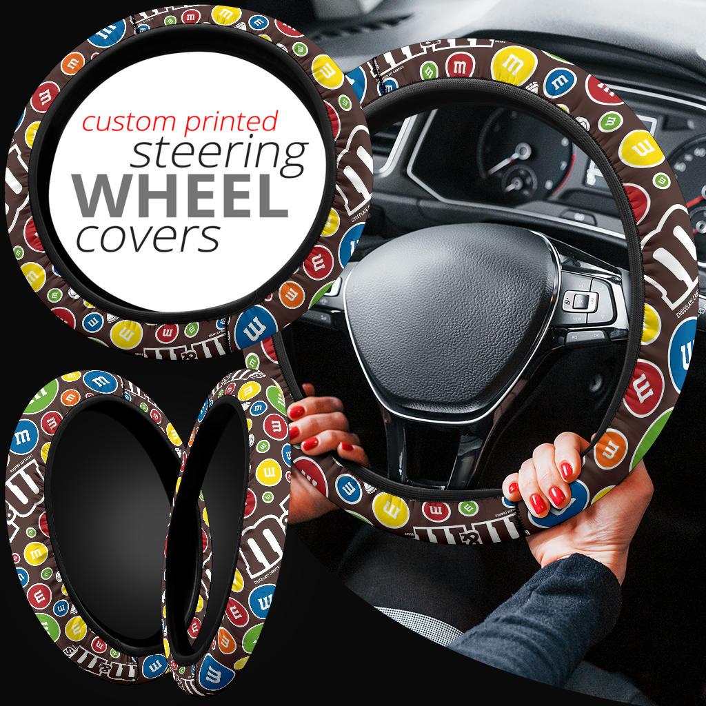 M&M Chocolate Steering Wheel Cover Nearkii