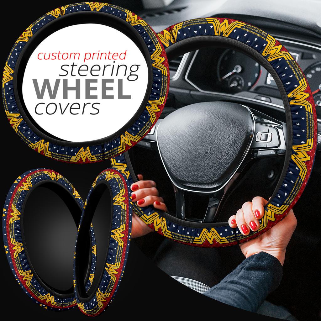 Wonder Woman Premium Custom Car Steering Wheel Cover Nearkii