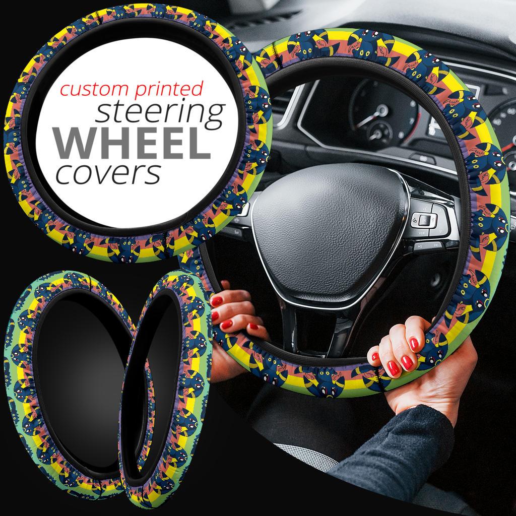 Umbreon Pokemon Anime Custom Car Steering Wheel Cover Nearkii