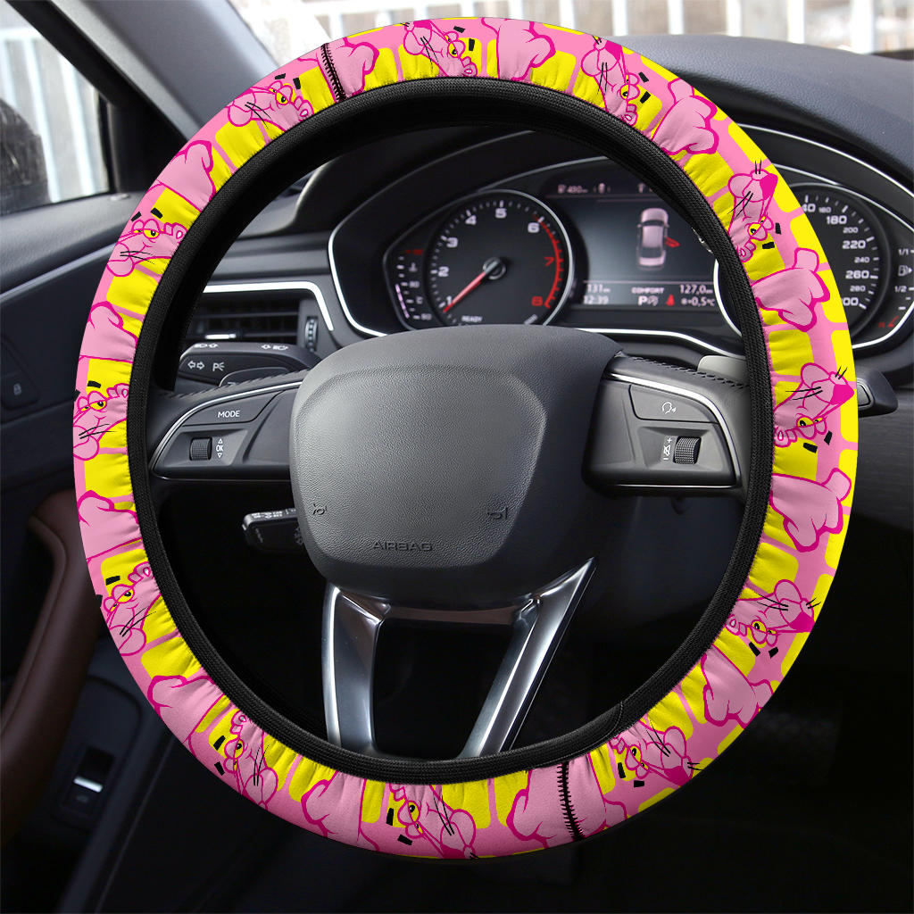 Pink Panther Premium Custom Car Steering Wheel Cover Nearkii