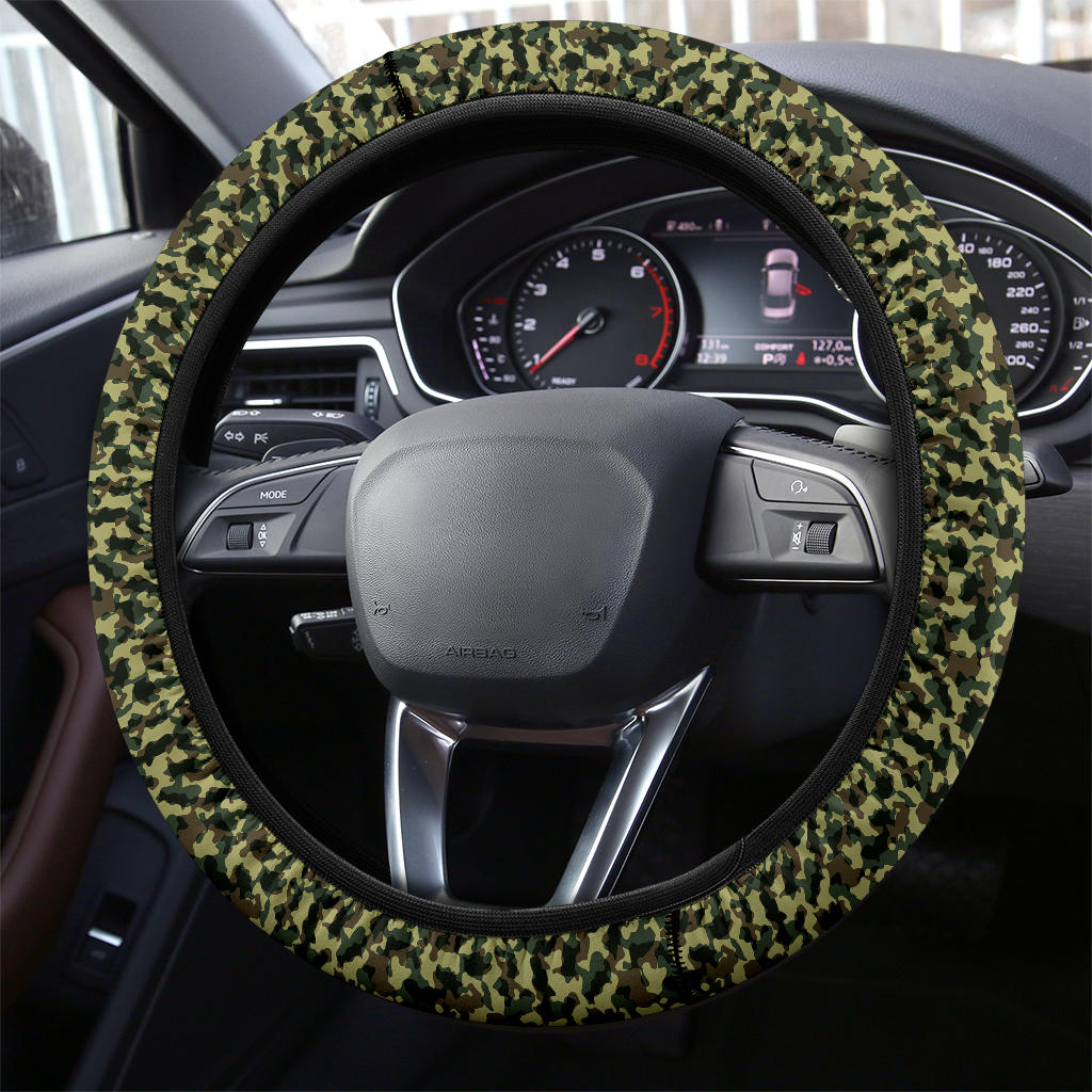 Camouflage Military US Army Premium Car Steering Wheel Cover Nearkii