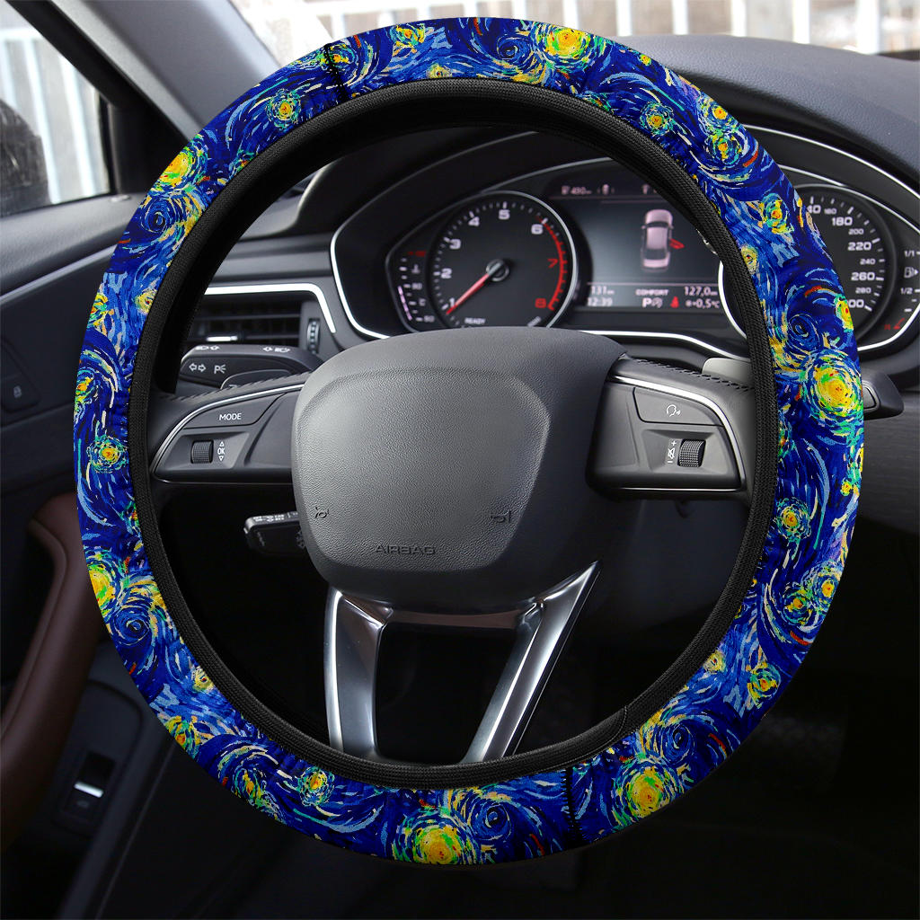 Starry Night Premium Car Steering Wheel Cover Nearkii