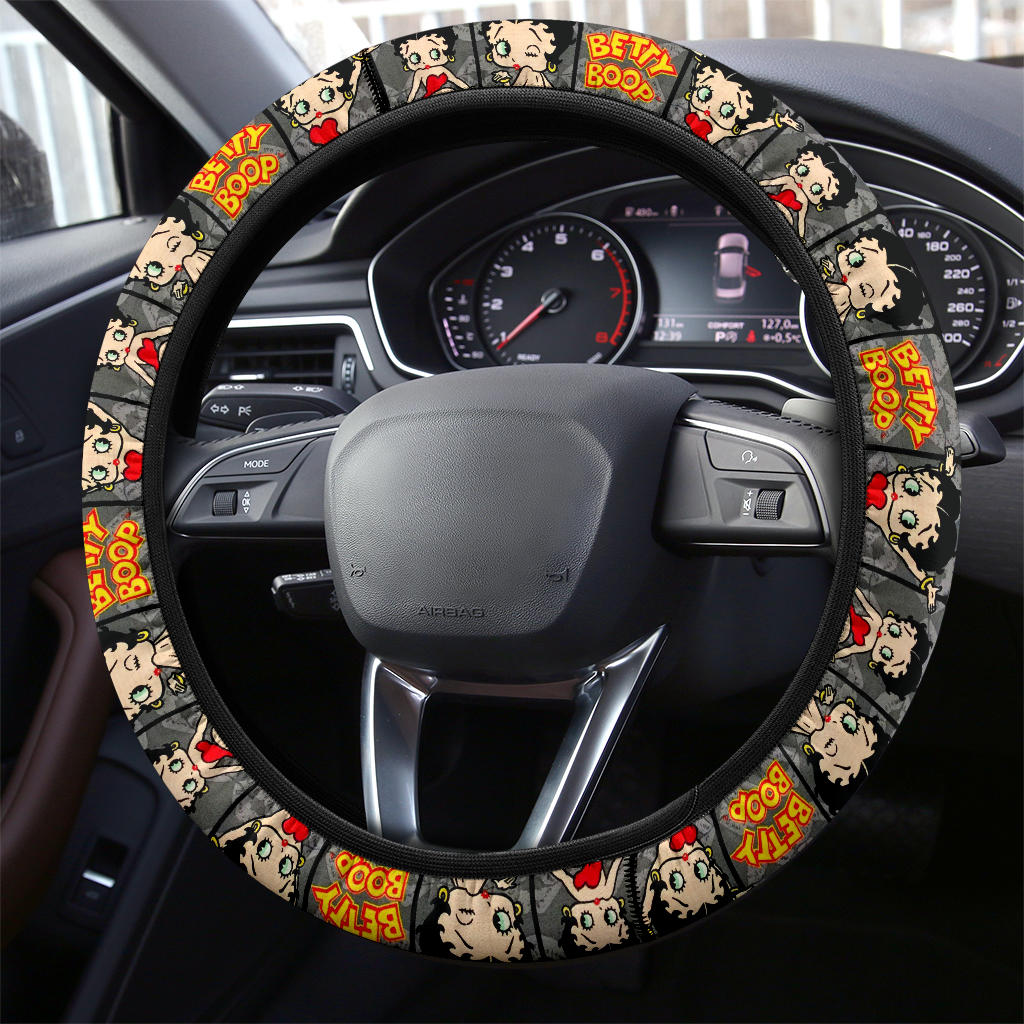 Betty Boop Premium Car Steering Wheel Cover Nearkii