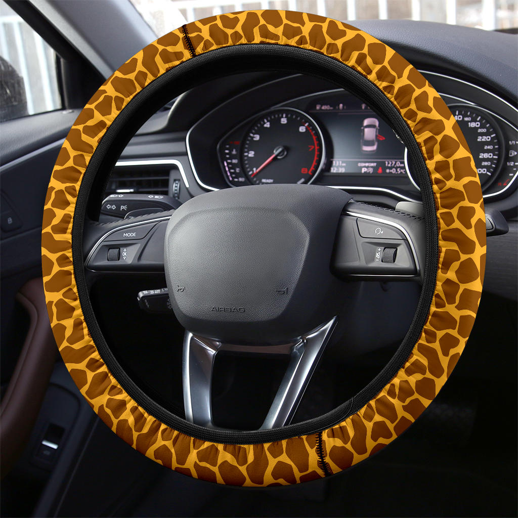 Giraffe Skin Premium Car Steering Wheel Cover Nearkii