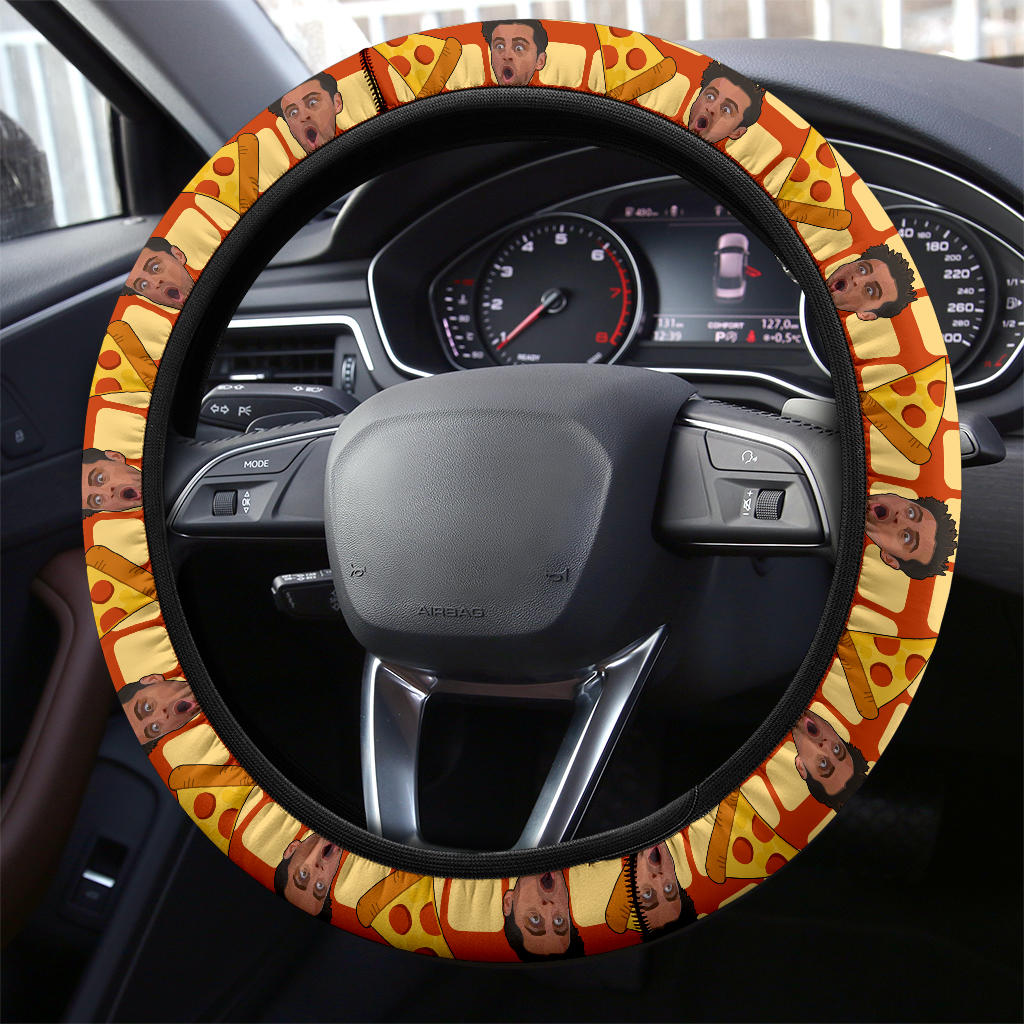 Friends Joey Tribbiani Pizza Premium Custom Car Steering Wheel Cover Nearkii