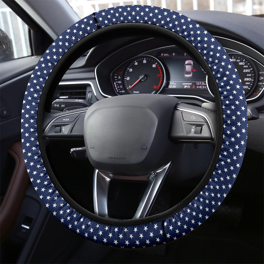 Flag USA Star Premium Car Steering Wheel Cover Nearkii