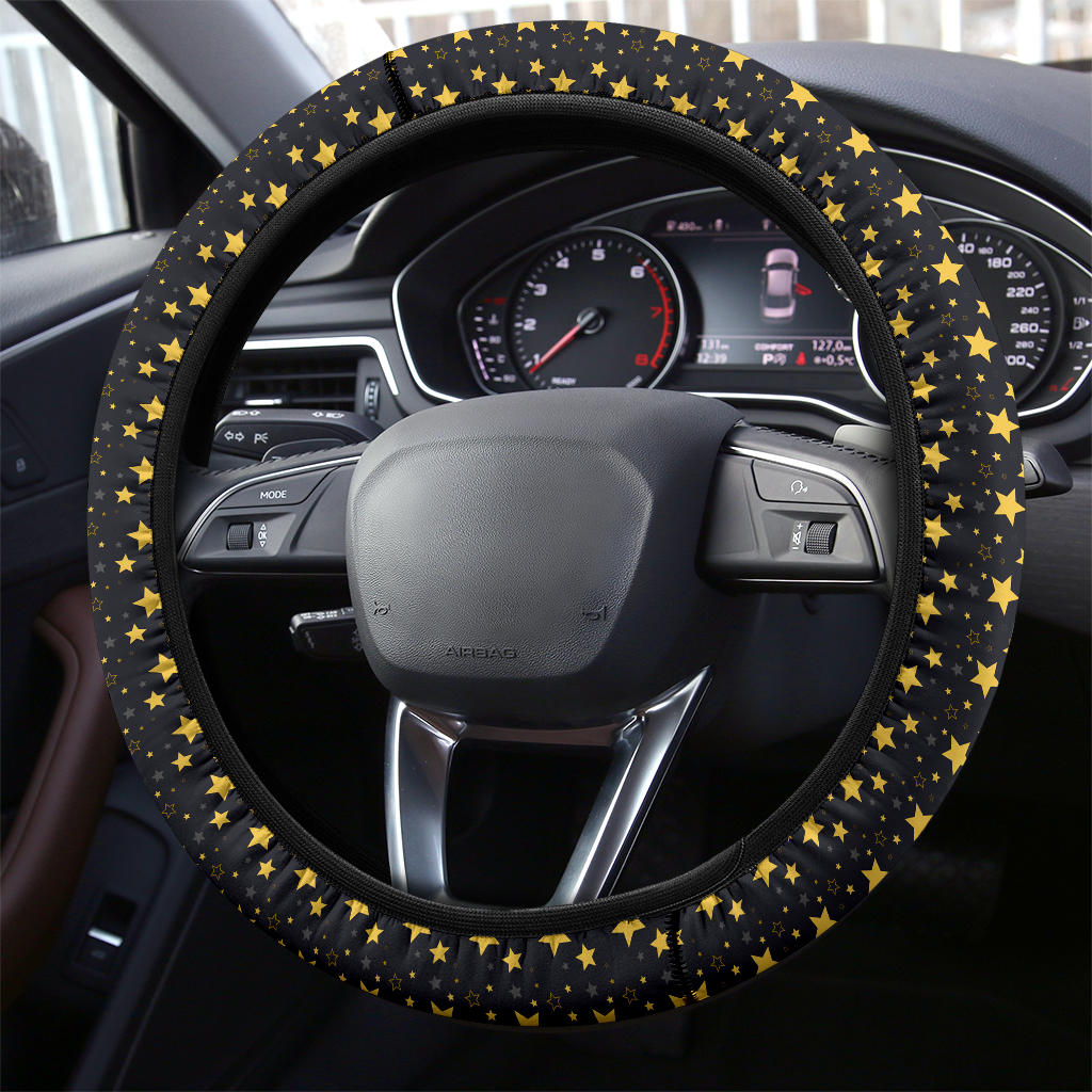 Yellow Star Premium Car Steering Wheel Cover Nearkii