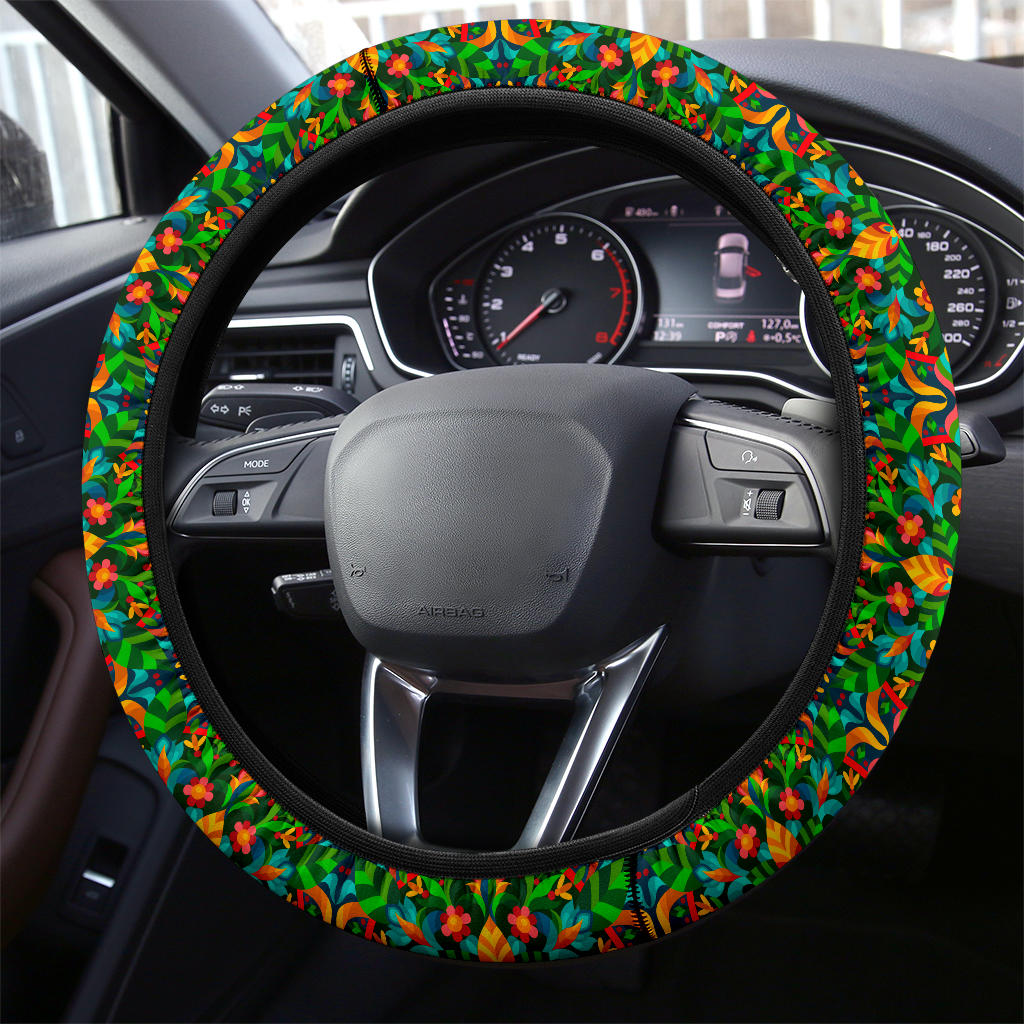 Fashion Flower Premium Car Steering Wheel Cover Nearkii