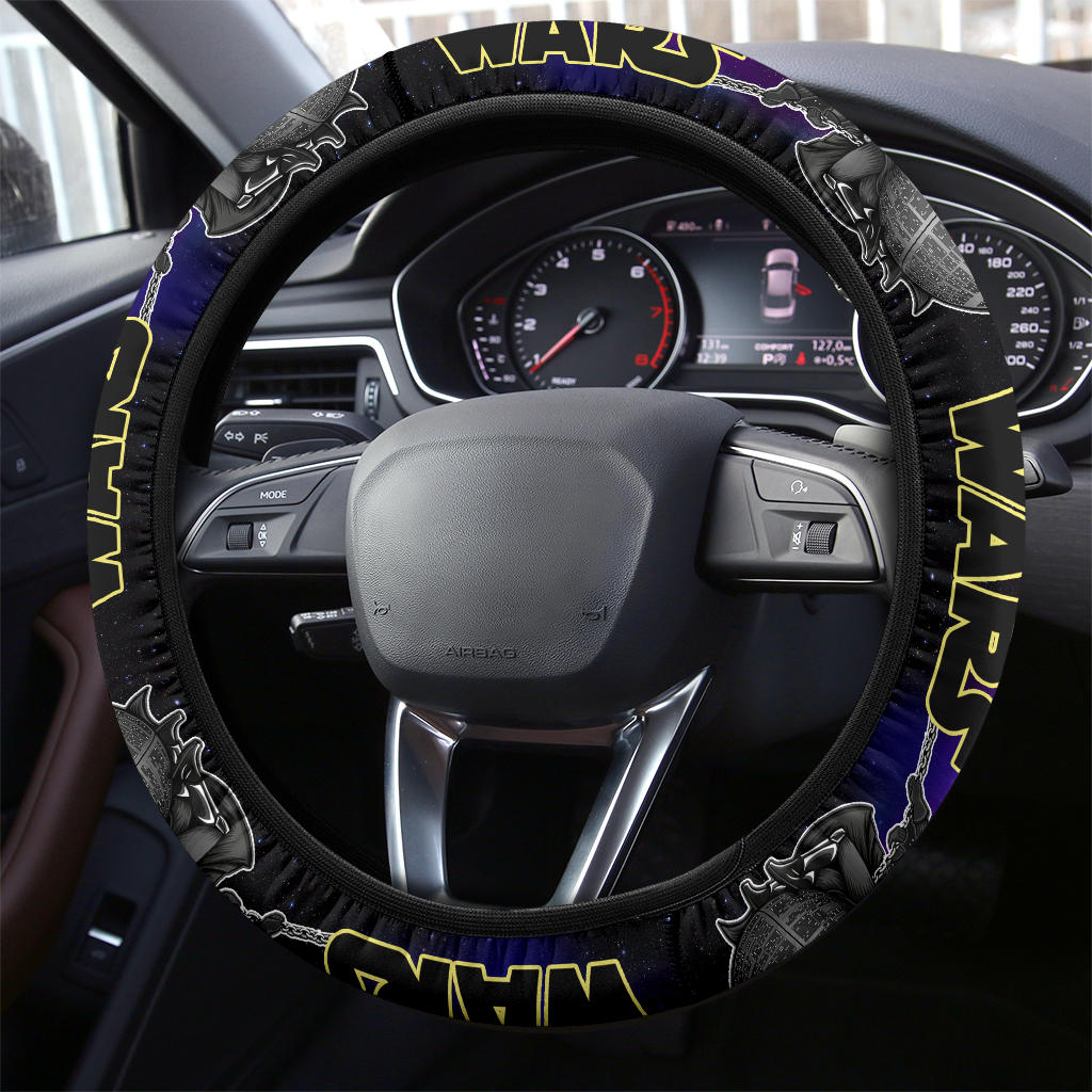 Darth Vader And Death Star Car Steering Wheel Cover Nearkii