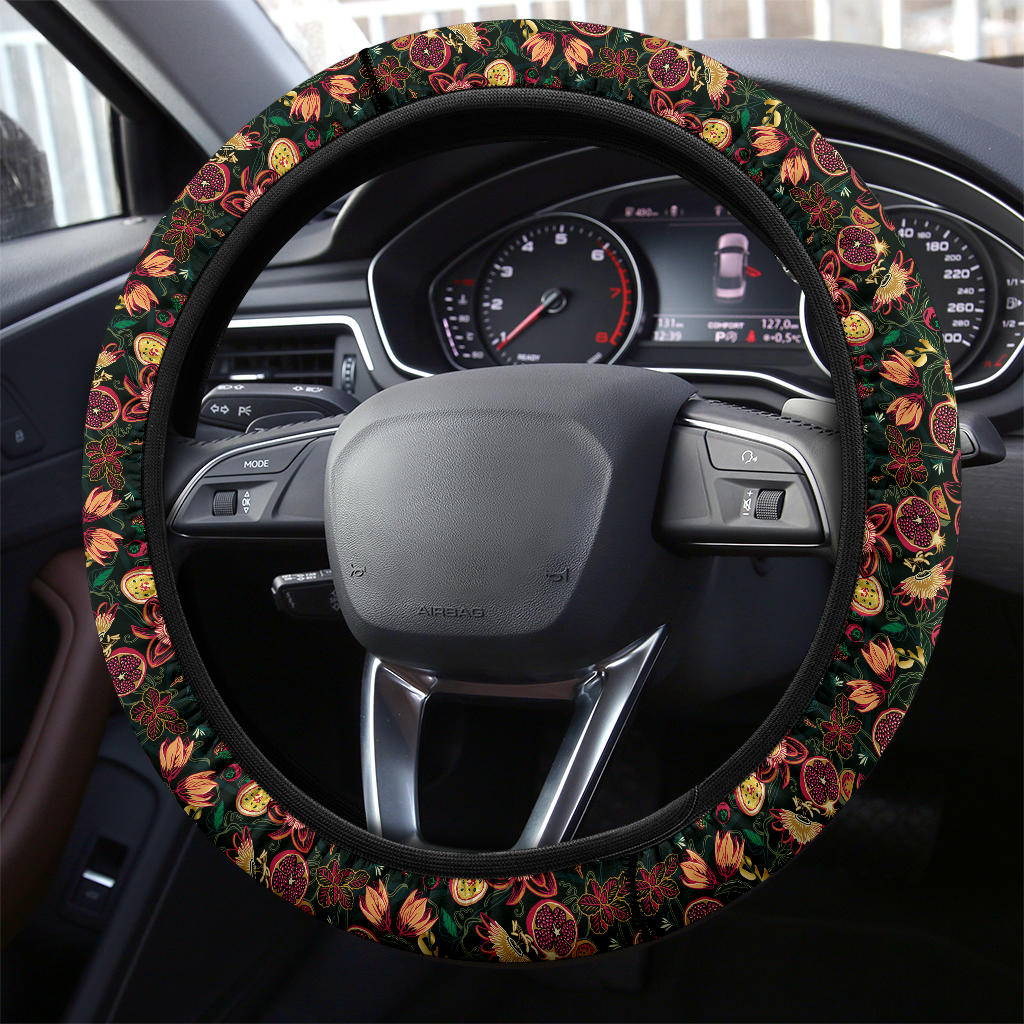 Tropical Forest Premium Car Steering Wheel Cover Nearkii