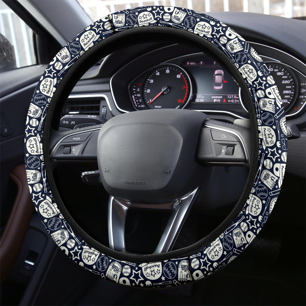 Baseball Team US Premium Car Steering Wheel Cover Nearkii