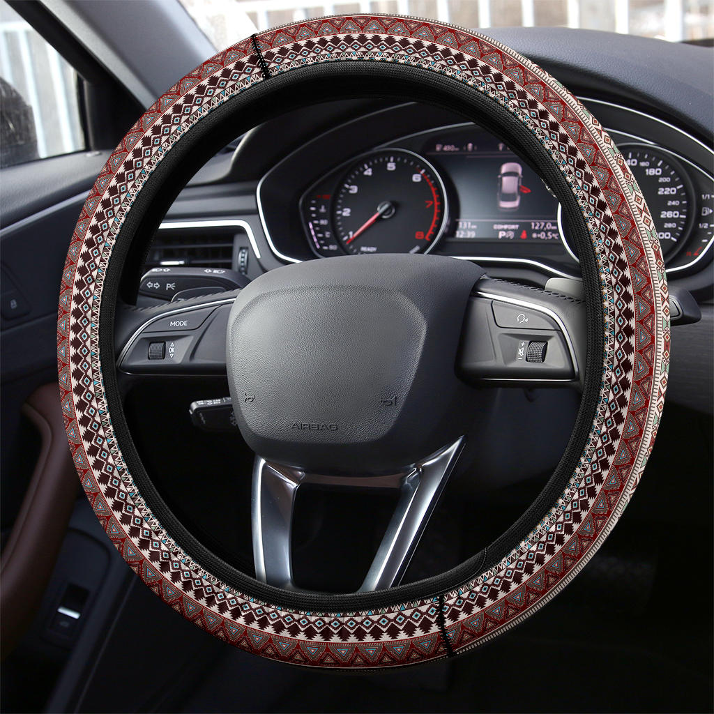 Dream Mandalas Pattern Premium Car Steering Wheel Cover Nearkii