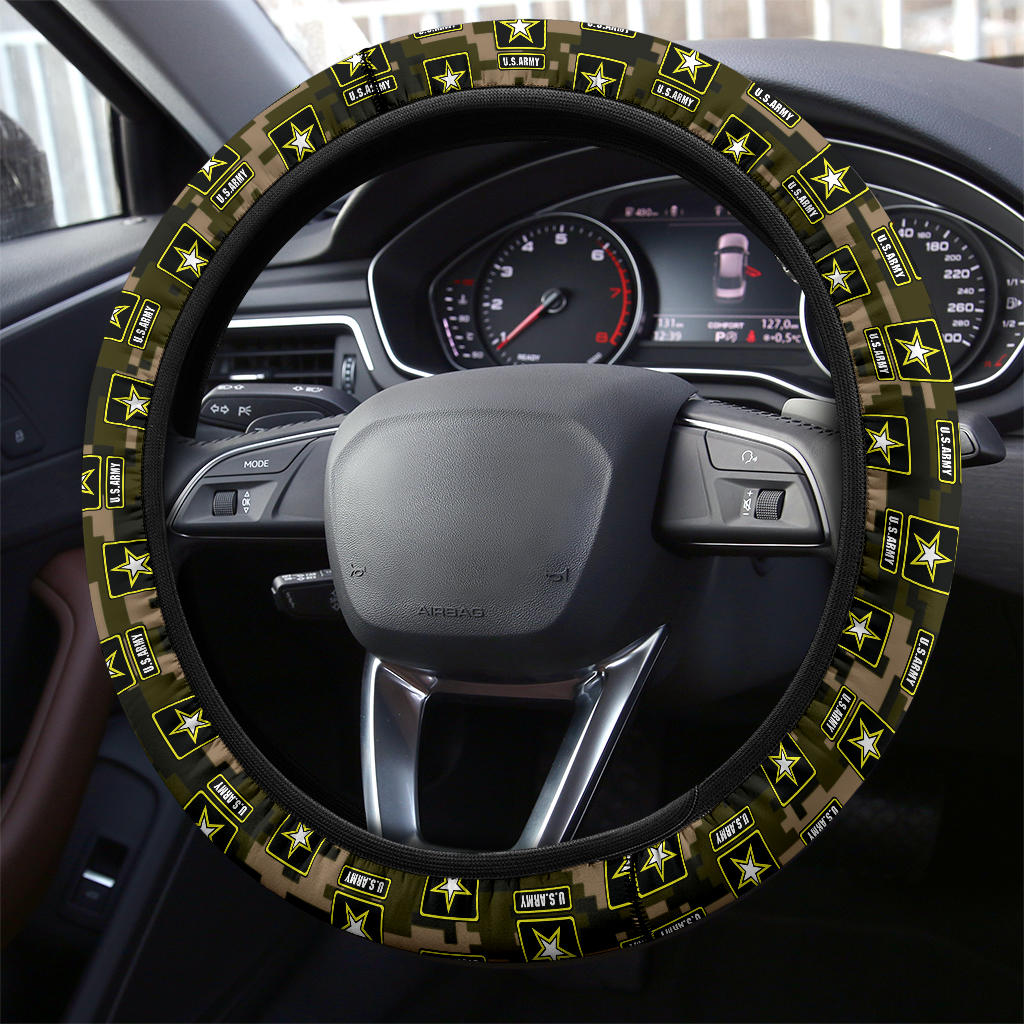 US Army Car Steering Wheel Cover Nearkii