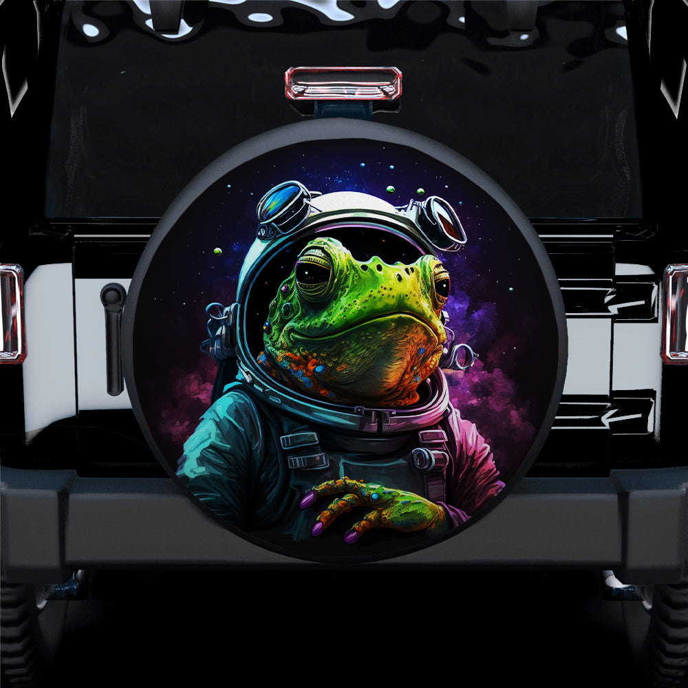 Astronaut Frog Animal Car Spare Tire Covers Gift For Campers Nearkii